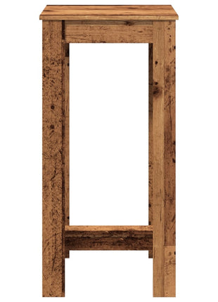 Bartafel 51x50x103,5 cm bewerkt hout oud houtkleurig