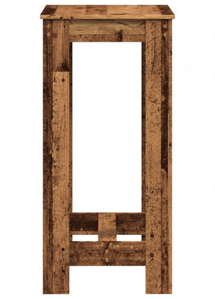 Bartafel 51x50x103,5 cm bewerkt hout oud houtkleurig