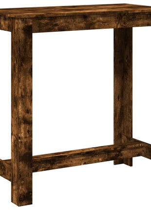 Bartafel 102x50x103,5 cm bewerkt hout gerookt eikenkleurig