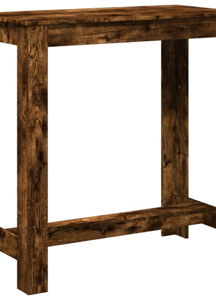 Bartafel 102x50x103,5 cm bewerkt hout gerookt eikenkleurig