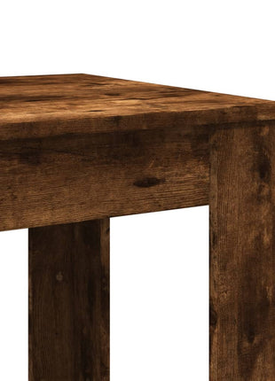 Bartafel 102x50x103,5 cm bewerkt hout gerookt eikenkleurig