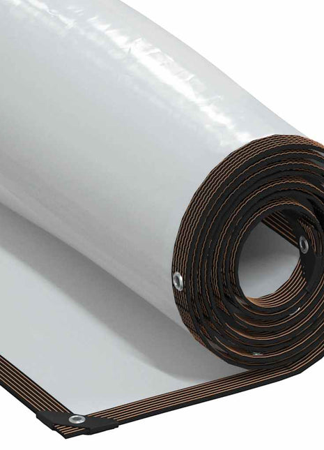 Plantenafdekking met zeilringen 1x6 m polyethyleen