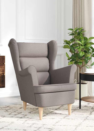 Fauteuil 74x84x100 cm stof taupe