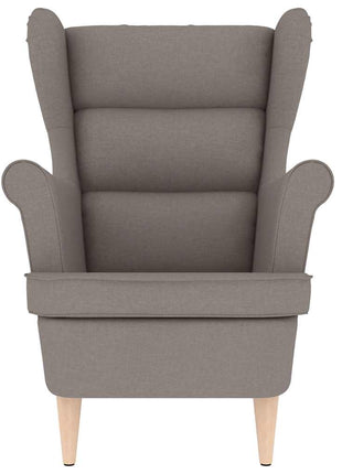 Fauteuil 74x84x100 cm stof taupe