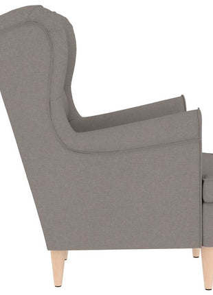 Fauteuil 74x84x100 cm stof taupe