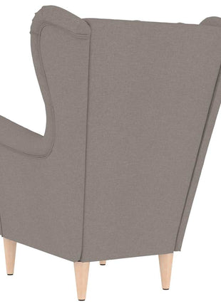 Fauteuil 74x84x100 cm stof taupe