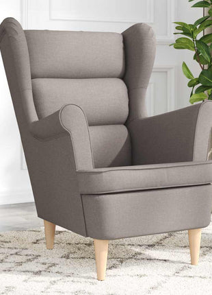 Fauteuil 74x84x100 cm stof taupe
