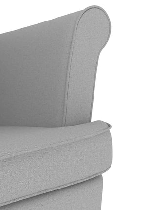 Fauteuil 74x84x100 cm stof wolkengrijs