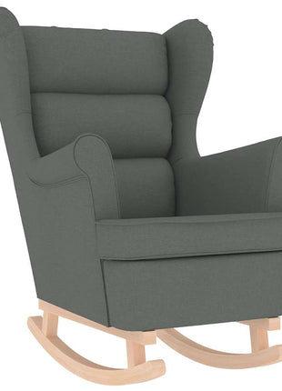 Schommelstoel 74x90x102 cm stof donkergrijs