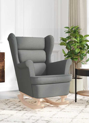Schommelstoel 74x90x102 cm stof donkergrijs