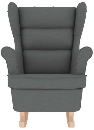 Schommelstoel 74x90x102 cm stof donkergrijs