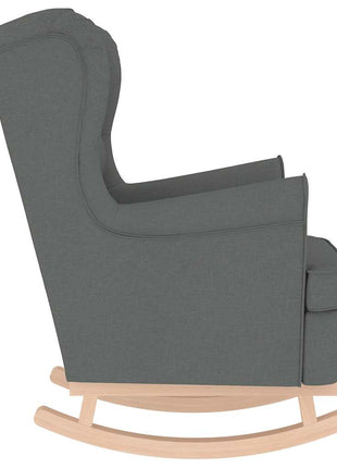 Schommelstoel 74x90x102 cm stof donkergrijs