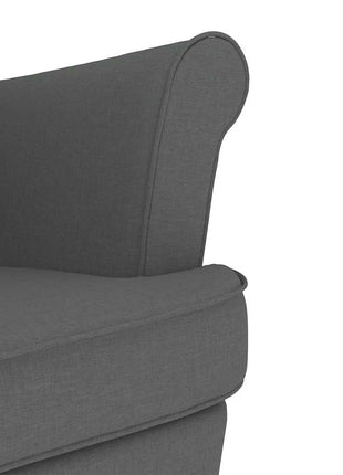 Schommelstoel 74x90x102 cm stof donkergrijs