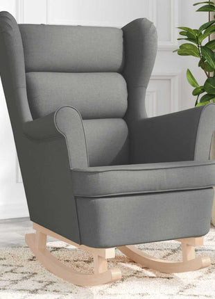 Schommelstoel 74x90x102 cm stof donkergrijs