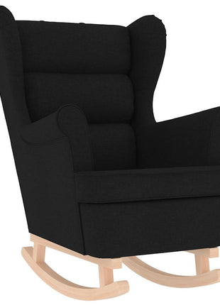 Schommelstoel 74x90x102 cm stof zwart
