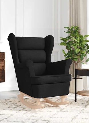 Schommelstoel 74x90x102 cm stof zwart