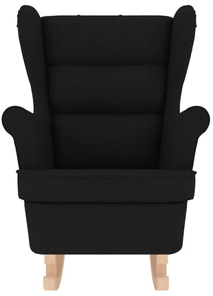 Schommelstoel 74x90x102 cm stof zwart