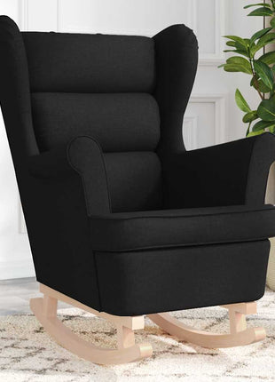 Schommelstoel 74x90x102 cm stof zwart