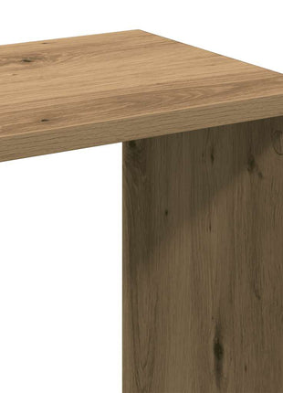 Kamerscherm/boekenkast 100x24x140 cm bewerkt hout eikenkleurig