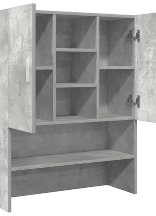 Wasmachinekast 70,5x25,5x90 cm betongrijs