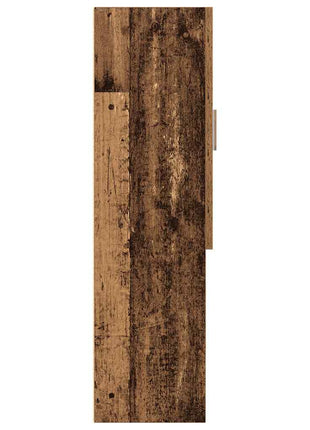 Wasmachinekast 70,5x25,5x90 cm oud houtkleurig
