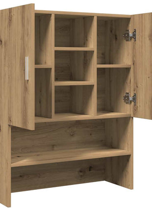 Wasmachinekast 70,5x25,5x90 cm artisanaal eikenkleur