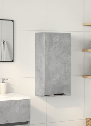 Badkamerkast wandgemonteerd 32x20x67 cm betongrijs
