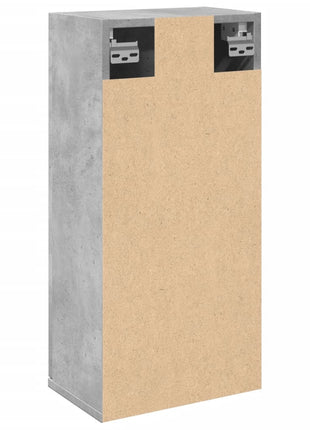 Badkamerkast wandgemonteerd 32x20x67 cm betongrijs