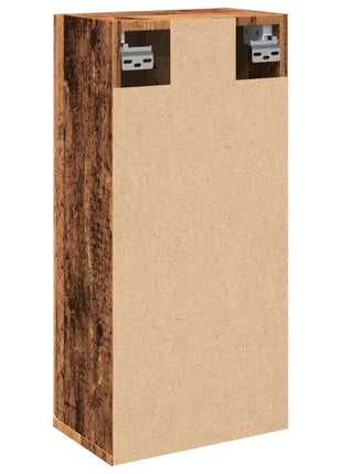 Badkamerkast wandgemonteerd 32x20x67 cm oud houtkleurig