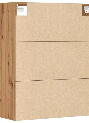 Wall cabinet 69.5x32.5x90 cm artisanal oak color