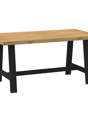Eettafel NOAIN A-vormige poten 160x90x75 cm massief hout