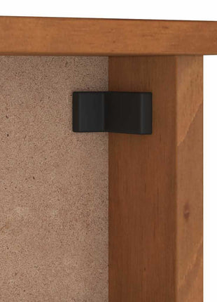 Wandkapstok SANDNES 87x12x35 cm massief grenenhout