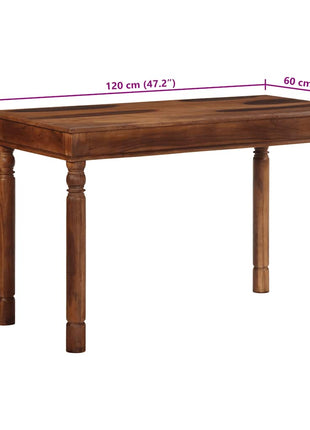 Eettafel 120x60x77 cm massief acaciahout