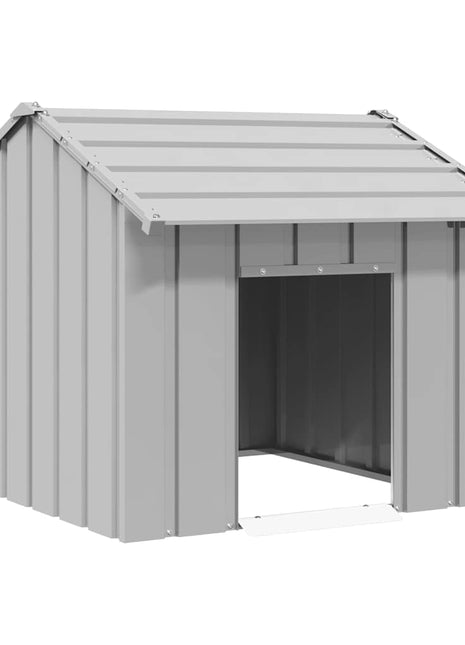 Hondenhok met dak 85x107x81 cm gegalvaniseerd staal