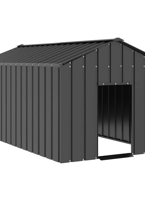 Hondenhok met dak 114x202x101 cm gegalvaniseerd staal
