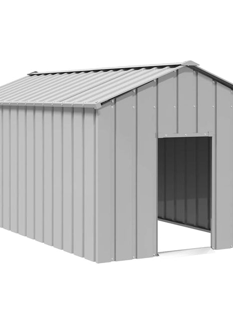 Hondenhok met dak 114x202x101 cm gegalvaniseerd staal