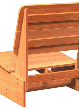 Tuinstoel 60x64x70,5 cm massief grenenhout wasbruin