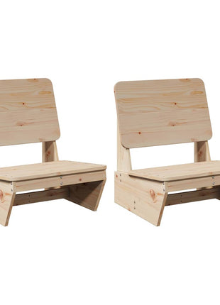 Tuinstoelen 2 st 60x64x70,5 cm massief grenenhout