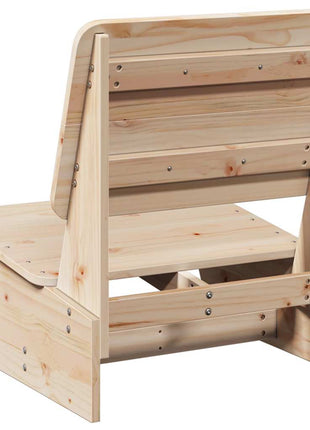 Tuinstoelen 2 st 60x64x70,5 cm massief grenenhout