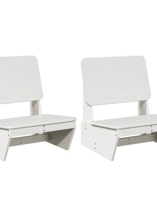 Tuinstoelen 2 st 60x64x70,5 cm massief grenenhout wit