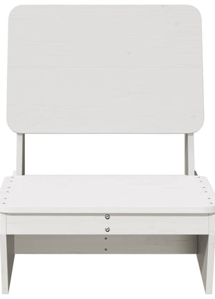Tuinstoelen 2 st 60x64x70,5 cm massief grenenhout wit