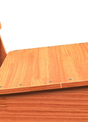 Tuinstoelen 2 st 60x64x70,5 cm massief grenenhout wasbruin