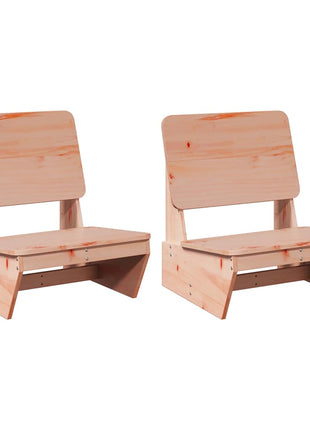 Tuinstoelen 2 st 60x64x70,5 cm massief douglashout