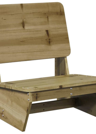 Tuinstoelen 2 st 60x64x70,5 cm geïmpregneerd hout