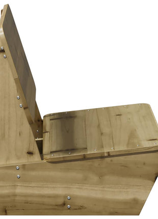 Tuinstoelen 2 st 60x64x70,5 cm geïmpregneerd hout