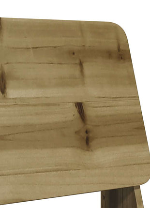 Tuinstoelen 2 st 60x64x70,5 cm geïmpregneerd hout