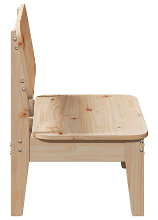 Tuinstoel 60x52,5x72 cm massief grenenhout