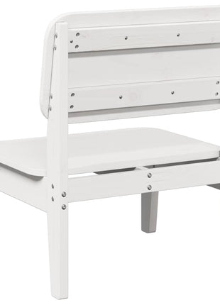Tuinstoel 60x52,5x72 cm massief grenenhout wit