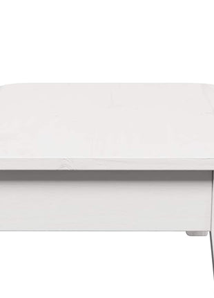 Tuinstoel 60x52,5x72 cm massief grenenhout wit