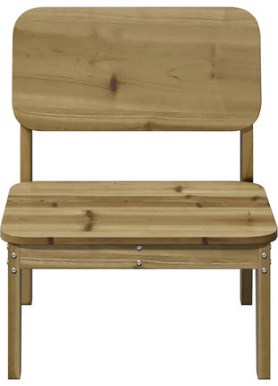 Tuinstoel 60x52,5x72 cm geïmpregneerd grenenhout